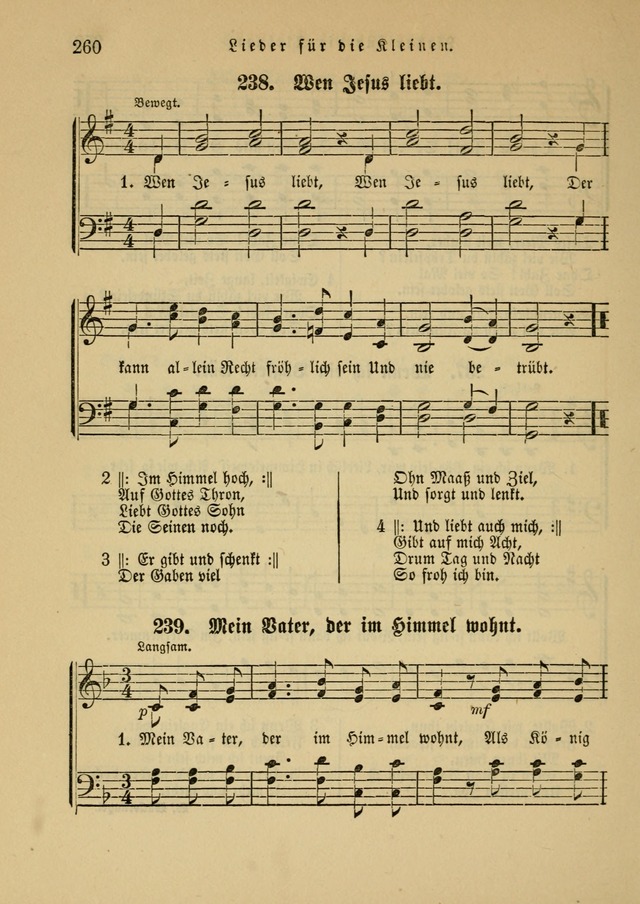 Sonntagsschul-Gesangbuch der Reformirten Kirche in den Vereinigten Staaten page 260