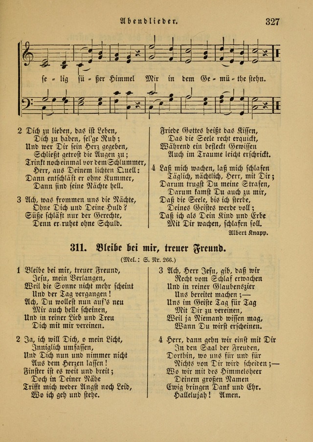 Sonntagsschul-Gesangbuch der Reformirten Kirche in den Vereinigten Staaten page 327