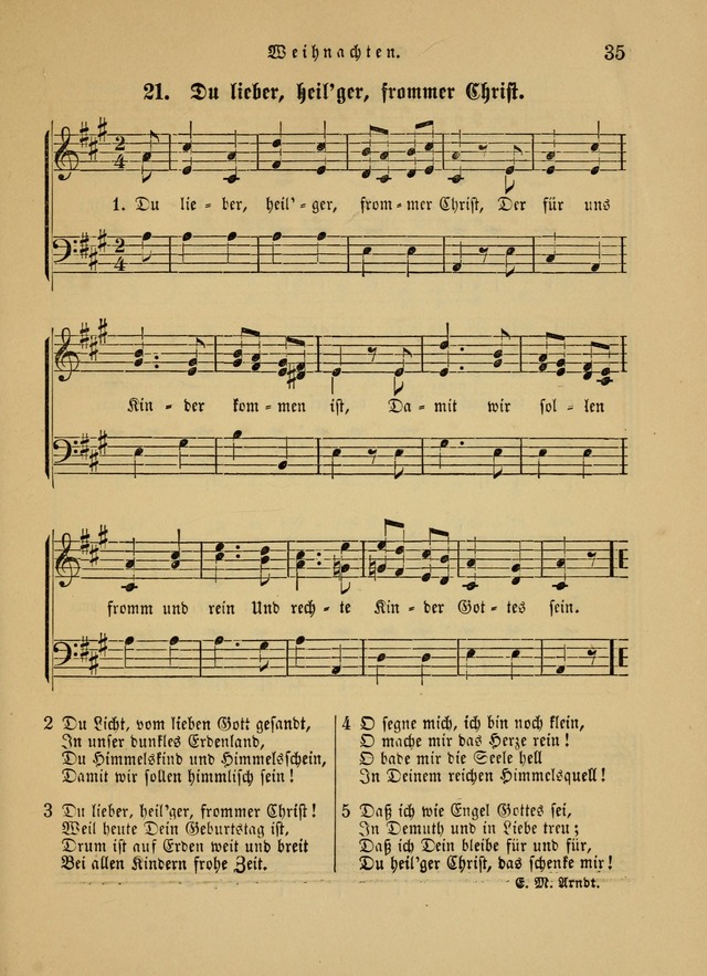 Sonntagsschul-Gesangbuch der Reformirten Kirche in den Vereinigten Staaten page 35