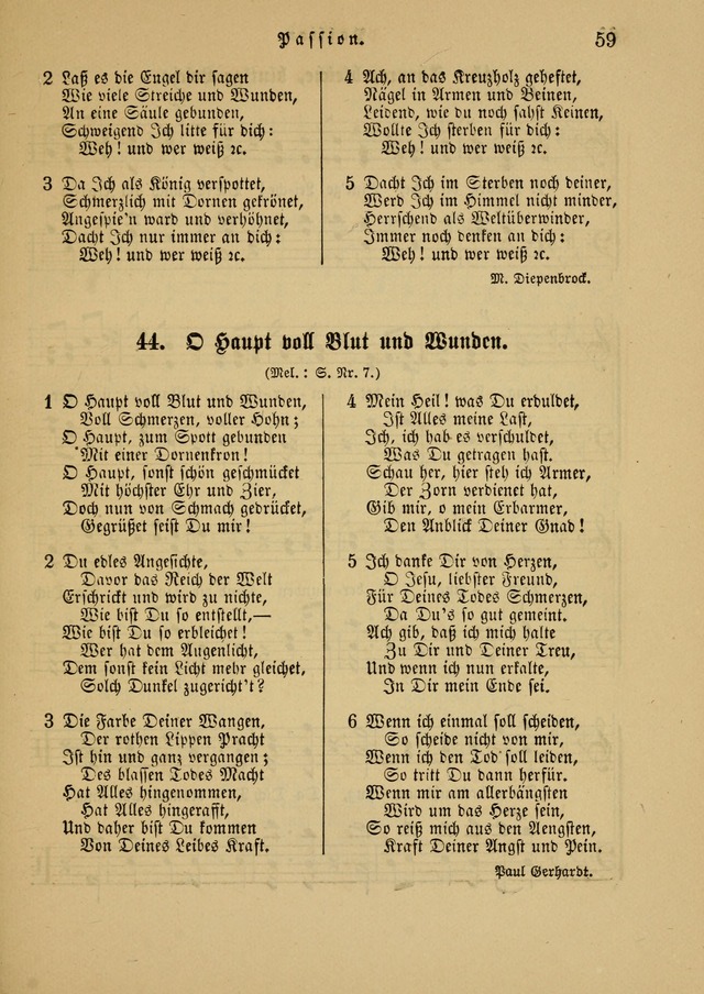 Sonntagsschul-Gesangbuch der Reformirten Kirche in den Vereinigten Staaten page 59