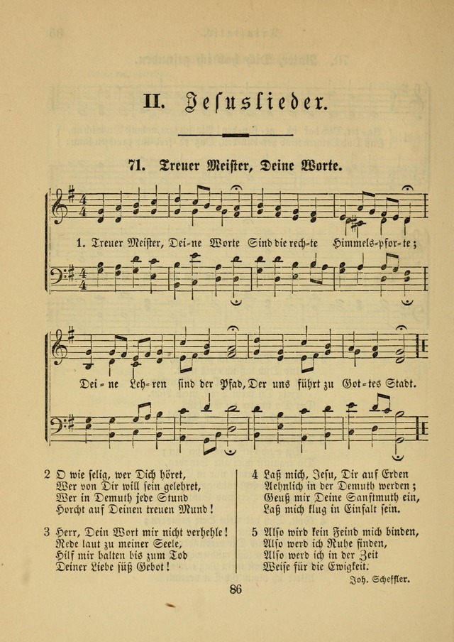 Sonntagsschul-Gesangbuch der Reformirten Kirche in den Vereinigten Staaten page 86
