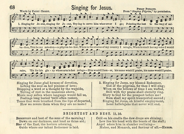 Songs of Gladness for the Sabbath School page 66