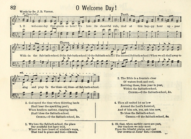 Songs of Gladness for the Sabbath School page 80