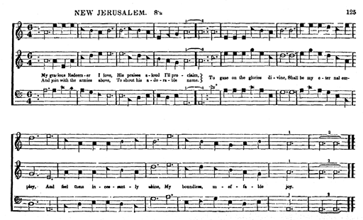 The Southern Harmony, and Musical Companion (New ed. thoroughly rev. and much enl.) page 317