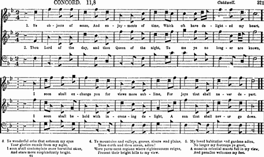 The Southern Harmony, and Musical Companion (New ed. thoroughly rev. and much enl.) page 677
