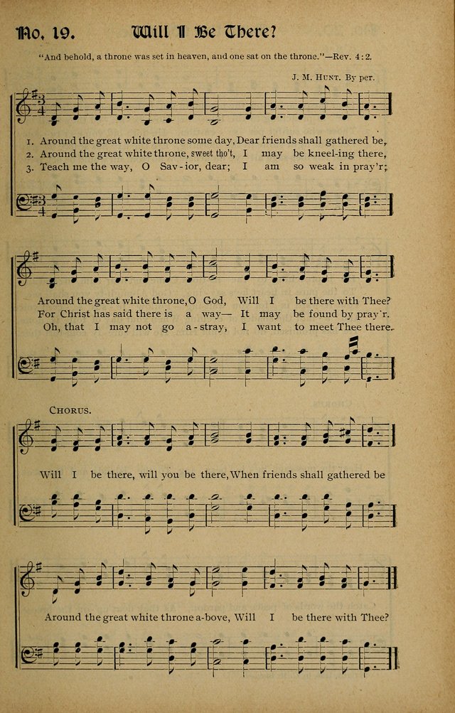 Sweet Harmonies: a new song book of gospels songs for use in revivals and all religious gatherings, sunday-schools, etc. page 13