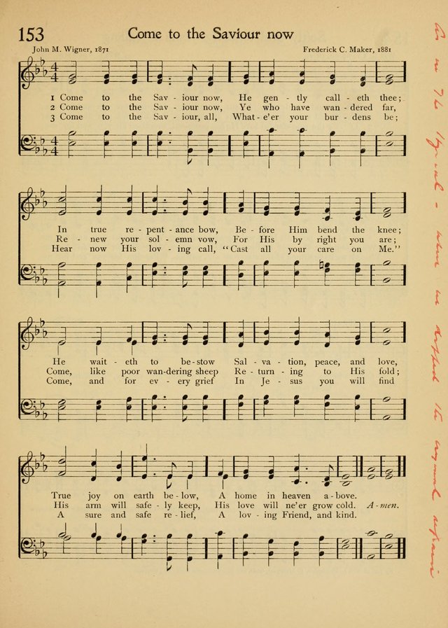 The School Hymnal page 156