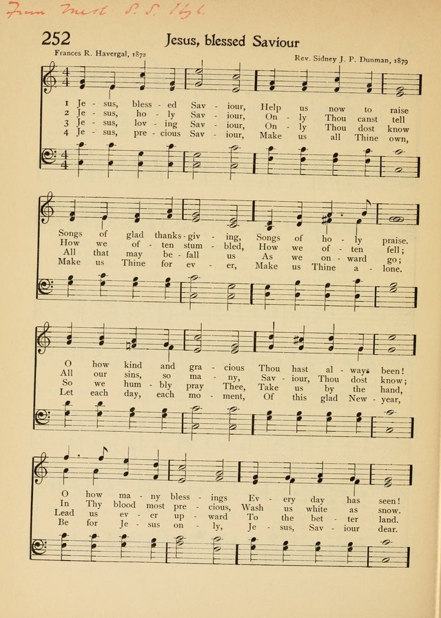 The School Hymnal page 251