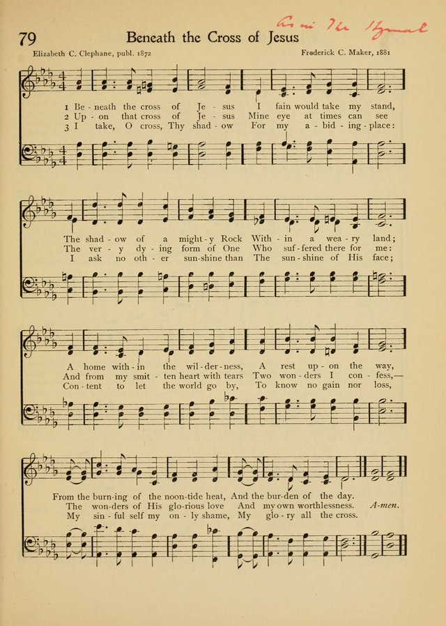 The School Hymnal page 88