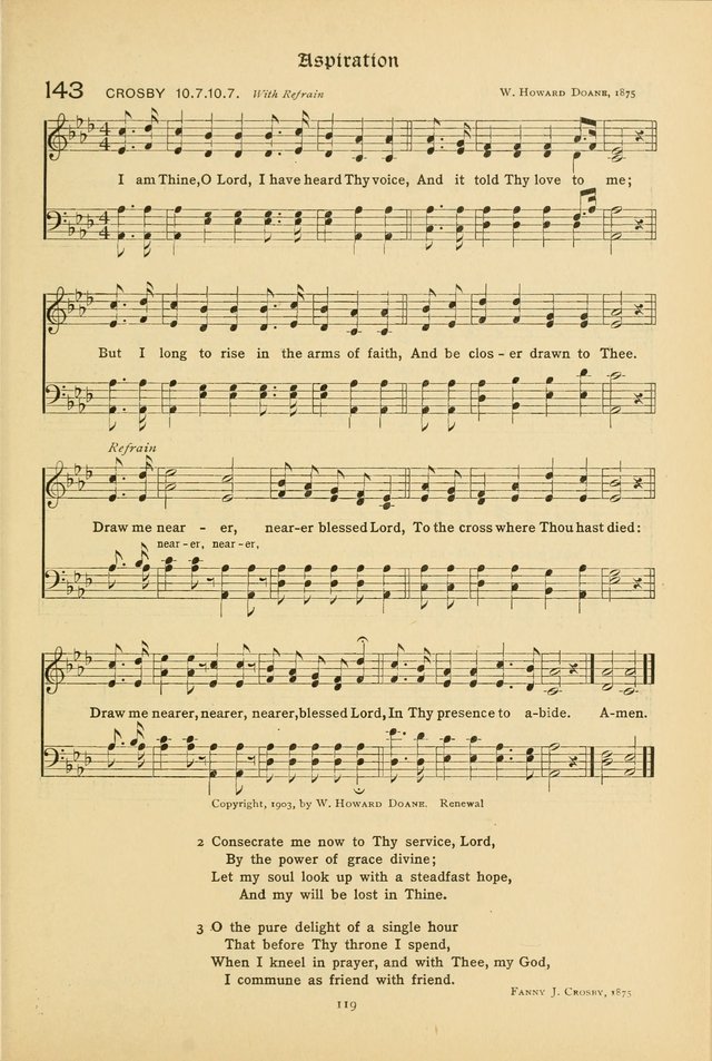 The School Hymnal: a book of worship for young people page 119
