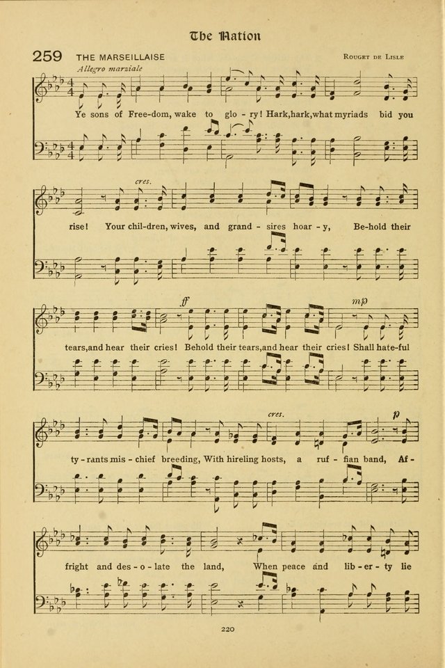 The School Hymnal: a book of worship for young people page 220