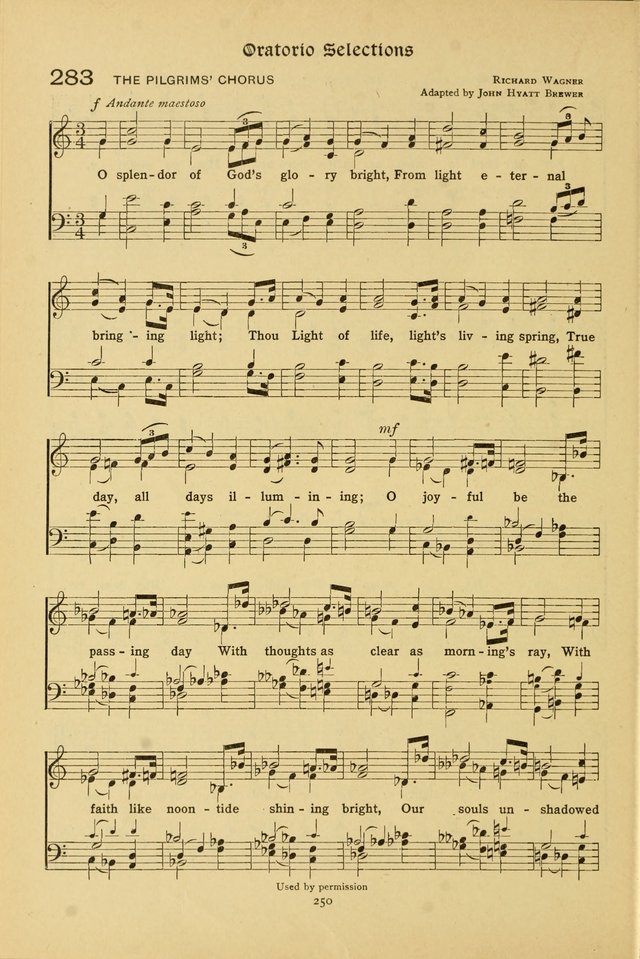 The School Hymnal: a book of worship for young people page 250