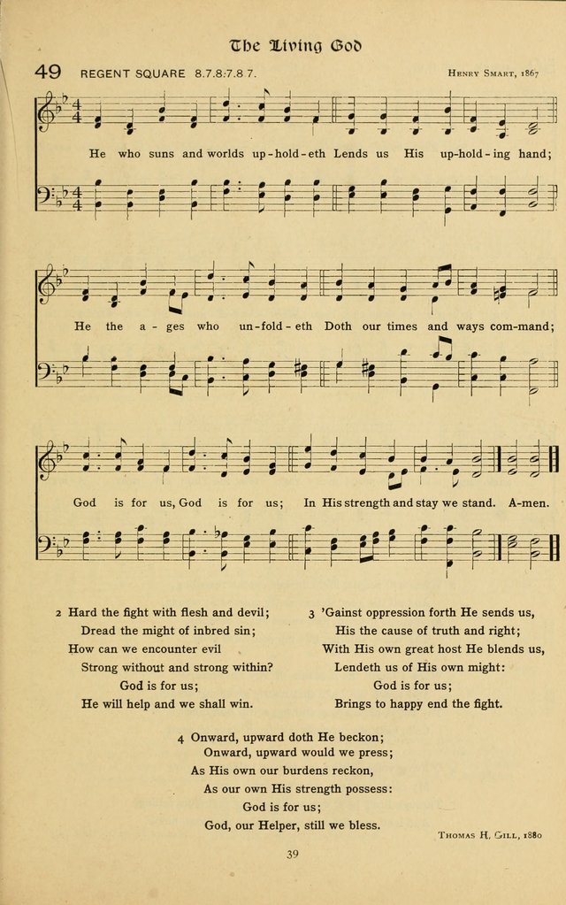 The School Hymnal: a book of worship for young people page 39