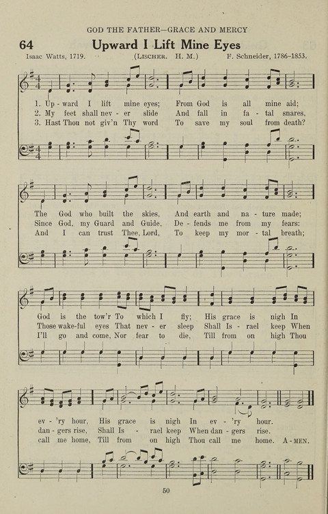 Service Hymnal: with responsive readings, appropriate for all Protestant religious activities page 42