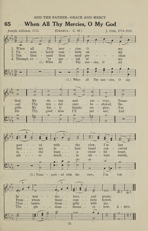 Service Hymnal: with responsive readings, appropriate for all Protestant religious activities page 43