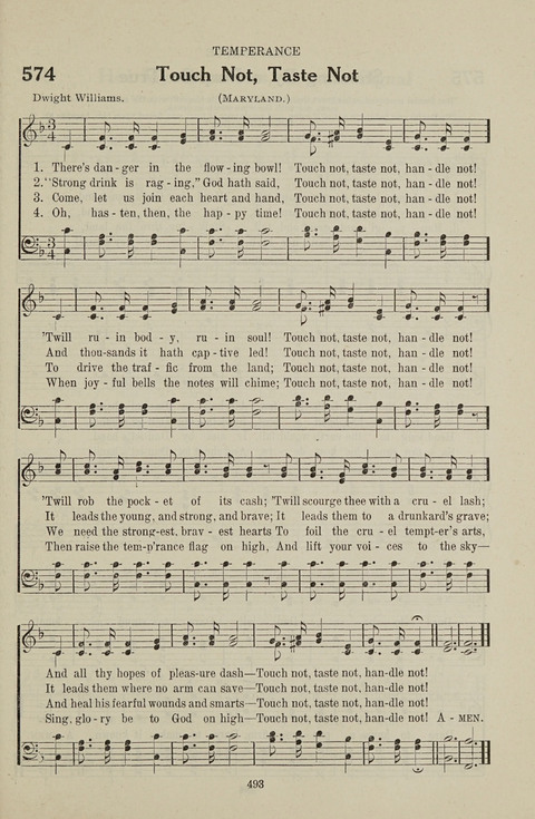 Service Hymnal: with responsive readings, appropriate for all Protestant religious activities page 485