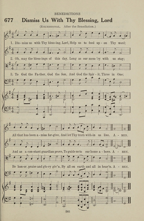 Service Hymnal: with responsive readings, appropriate for all Protestant religious activities page 575