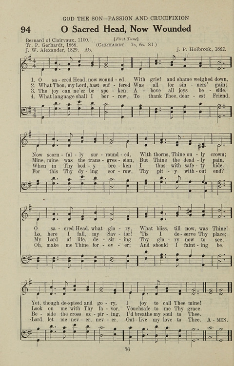 Service Hymnal: with responsive readings, appropriate for all Protestant religious activities page 68