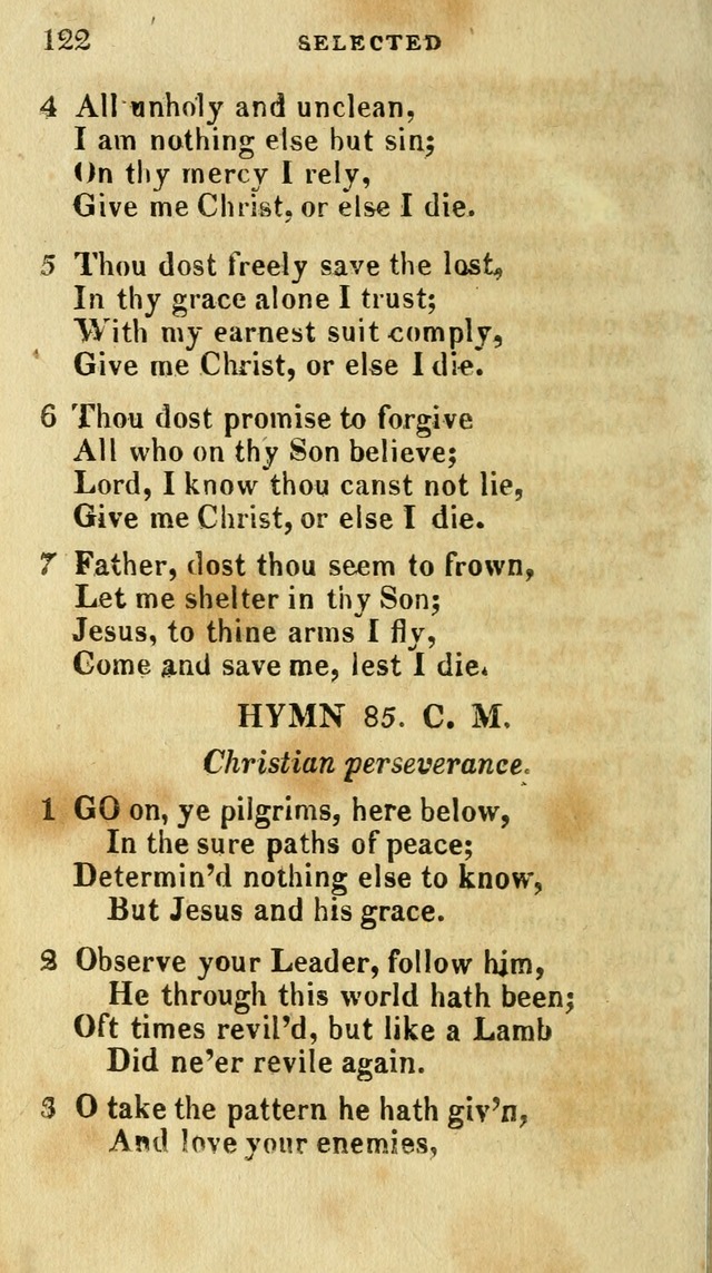 A Selection of Hymns, from the Best Authors page 126