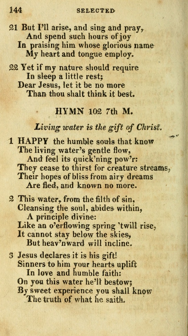 A Selection of Hymns, from the Best Authors page 148