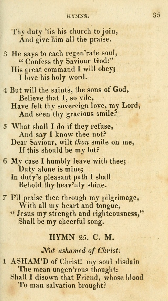 A Selection of Hymns, from the Best Authors page 39