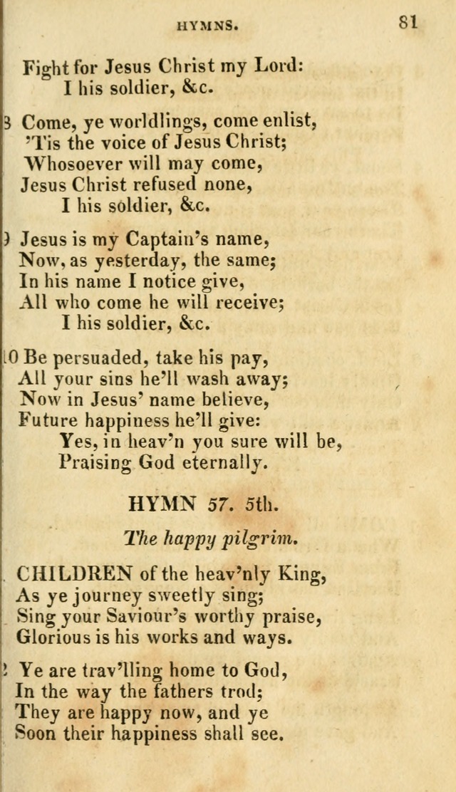 A Selection of Hymns, from the Best Authors page 85