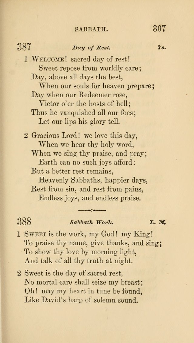 Social Hymn Book: Being the Hymns of the Social Hymn and Tune Book for the Lecture Room, Prayer Meeting, Family, and Congregation (2nd ed.) page 309