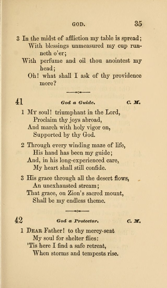 Social Hymn Book: Being the Hymns of the Social Hymn and Tune Book for the Lecture Room, Prayer Meeting, Family, and Congregation (2nd ed.) page 35