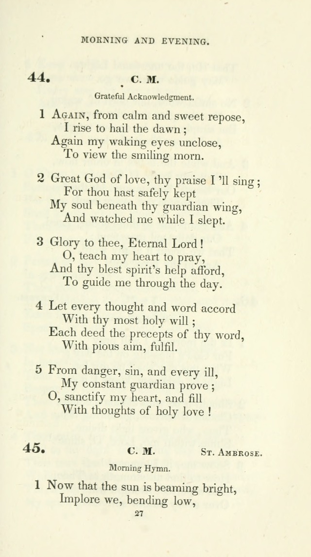 The School Hymn-Book: for normal, high, and grammar schools page 27
