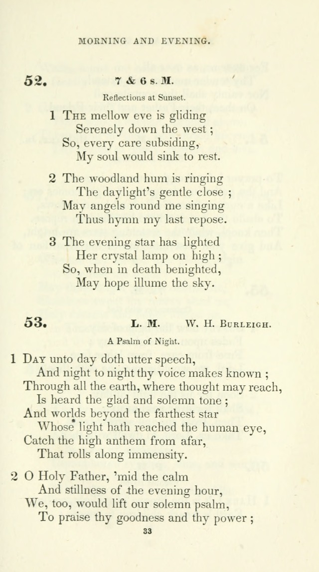 The School Hymn-Book: for normal, high, and grammar schools page 33