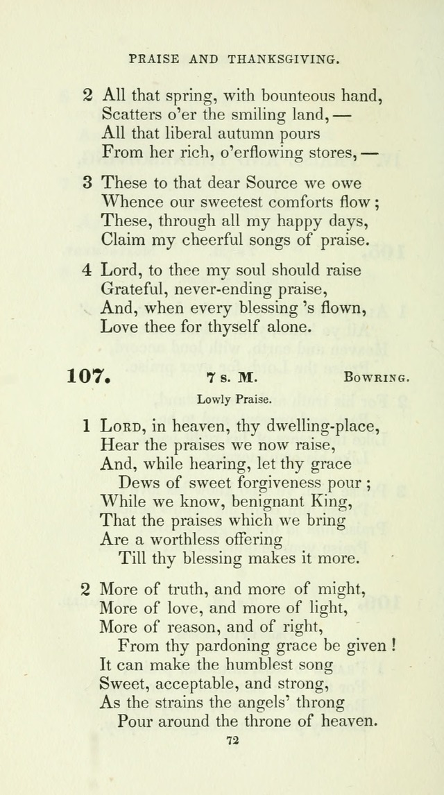 The School Hymn-Book: for normal, high, and grammar schools page 72