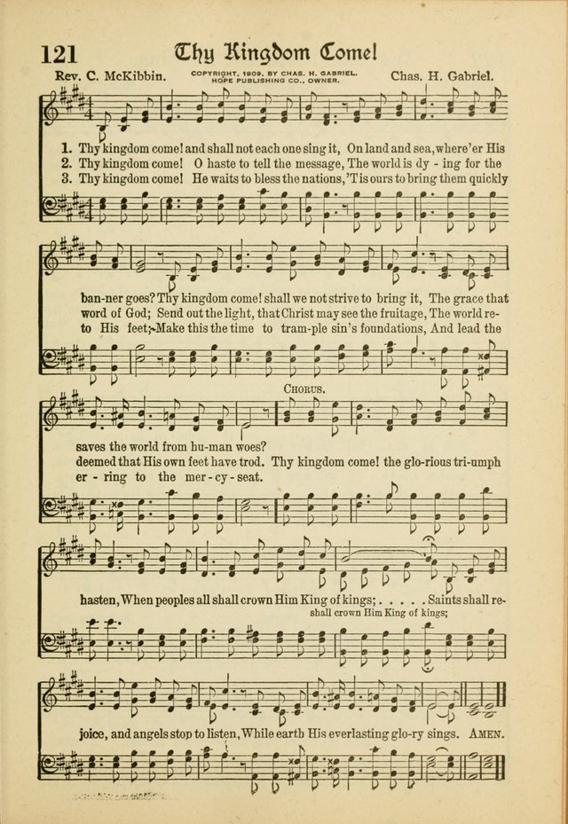 Songs of Hope: for the Church and Sunday School page 123