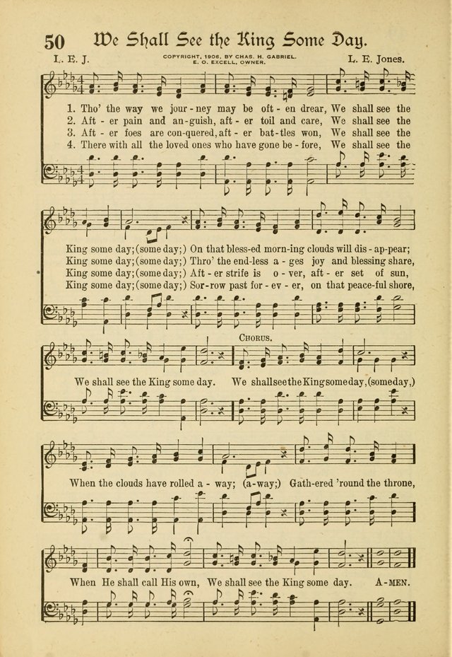 Songs of Hope: for the Church and Sunday School page 52
