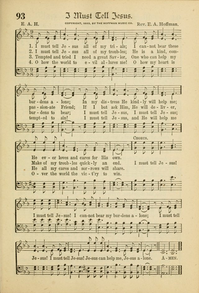 Songs of Hope: for the Church and Sunday School page 95