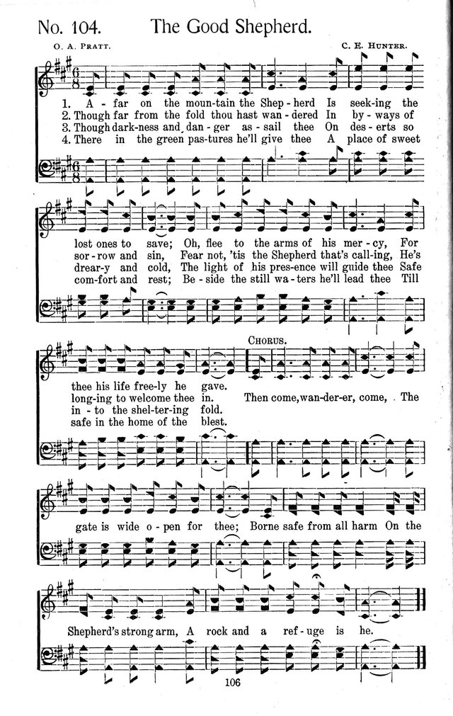 Select Hymns: for Christian worship and general gospel service page 106