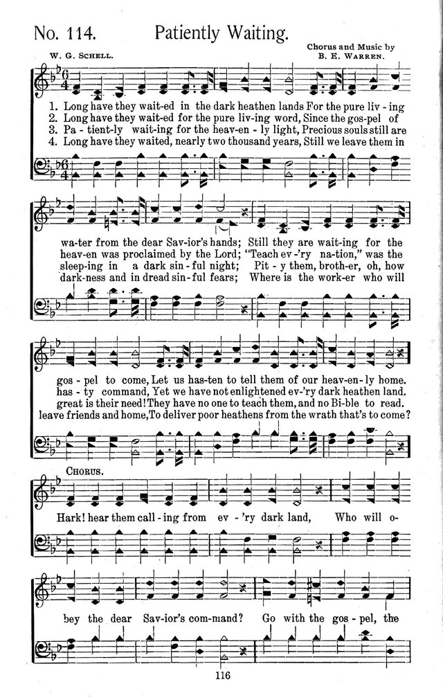 Select Hymns: for Christian worship and general gospel service page 116