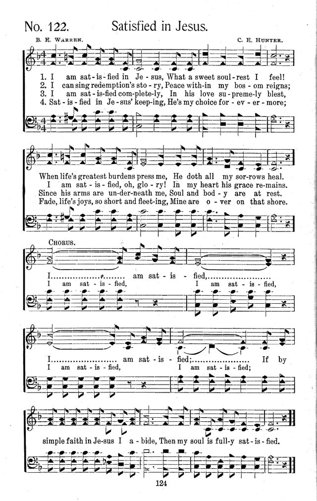 Select Hymns: for Christian worship and general gospel service page 124