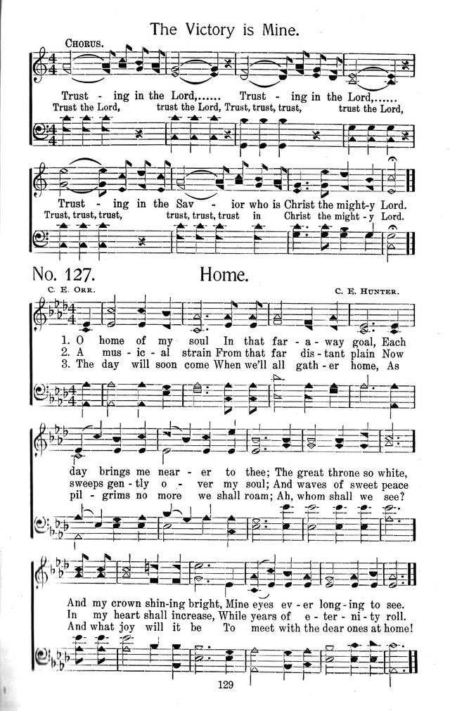 Select Hymns: for Christian worship and general gospel service page 129