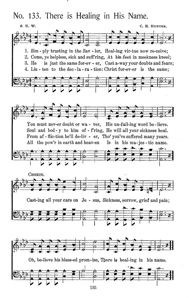 Select Hymns: for Christian worship and general gospel service page 135