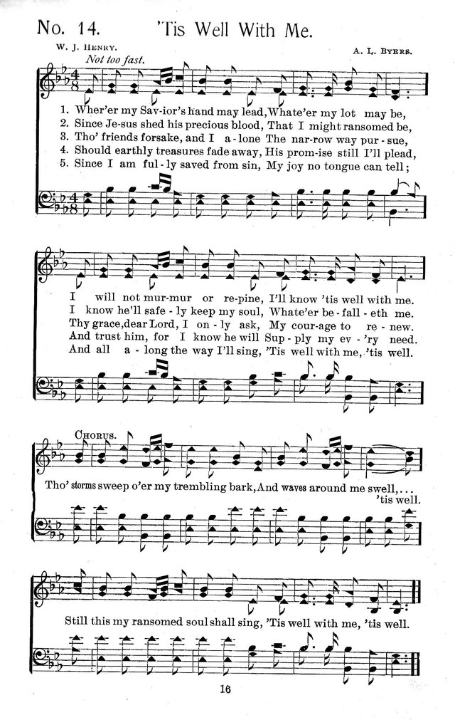 Select Hymns: for Christian worship and general gospel service page 16