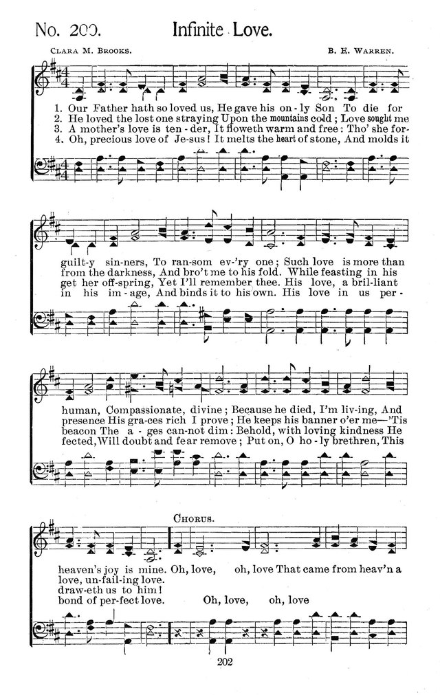 Select Hymns: for Christian worship and general gospel service page 202