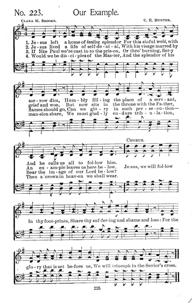 Select Hymns: for Christian worship and general gospel service page 225