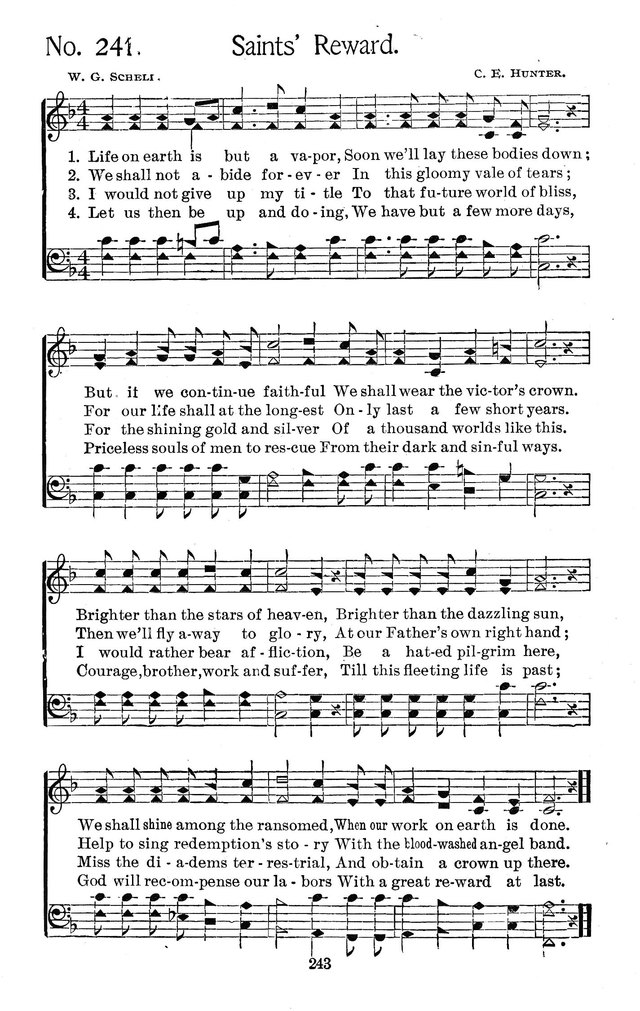 Select Hymns: for Christian worship and general gospel service page 243