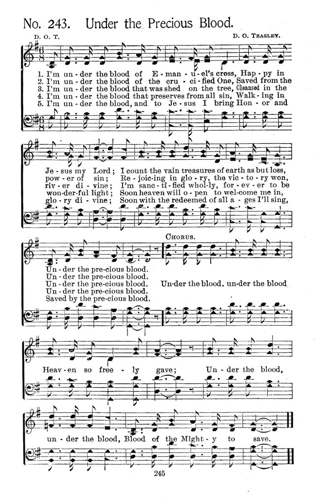 Select Hymns: for Christian worship and general gospel service page 245
