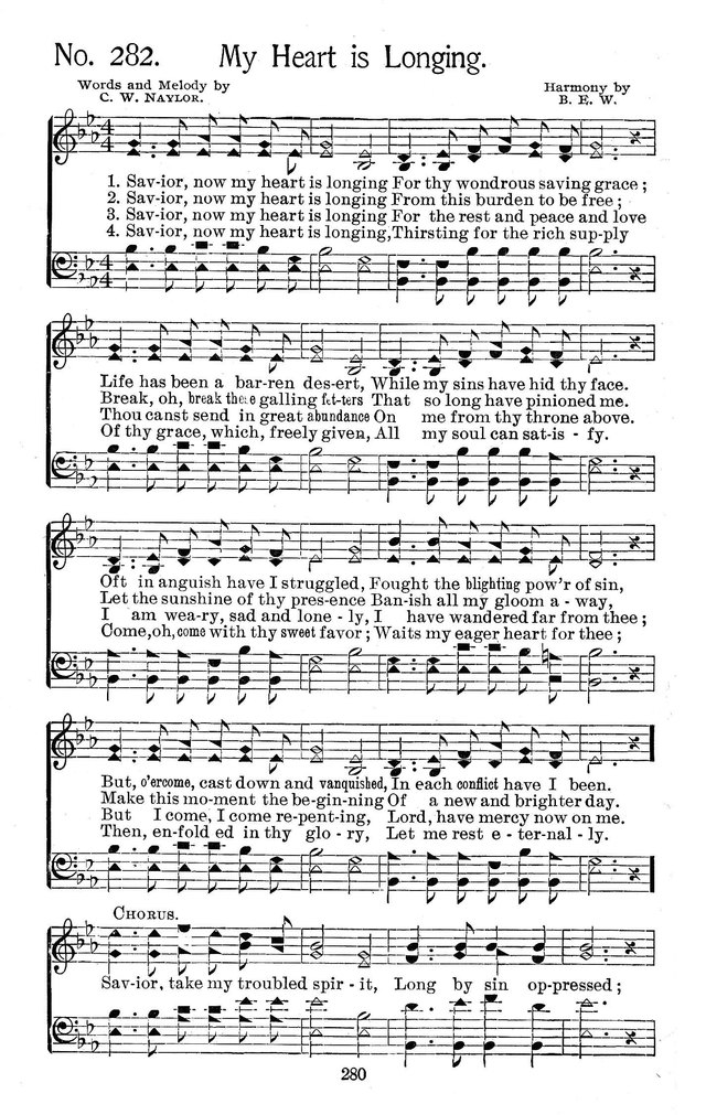 Select Hymns: for Christian worship and general gospel service page 280