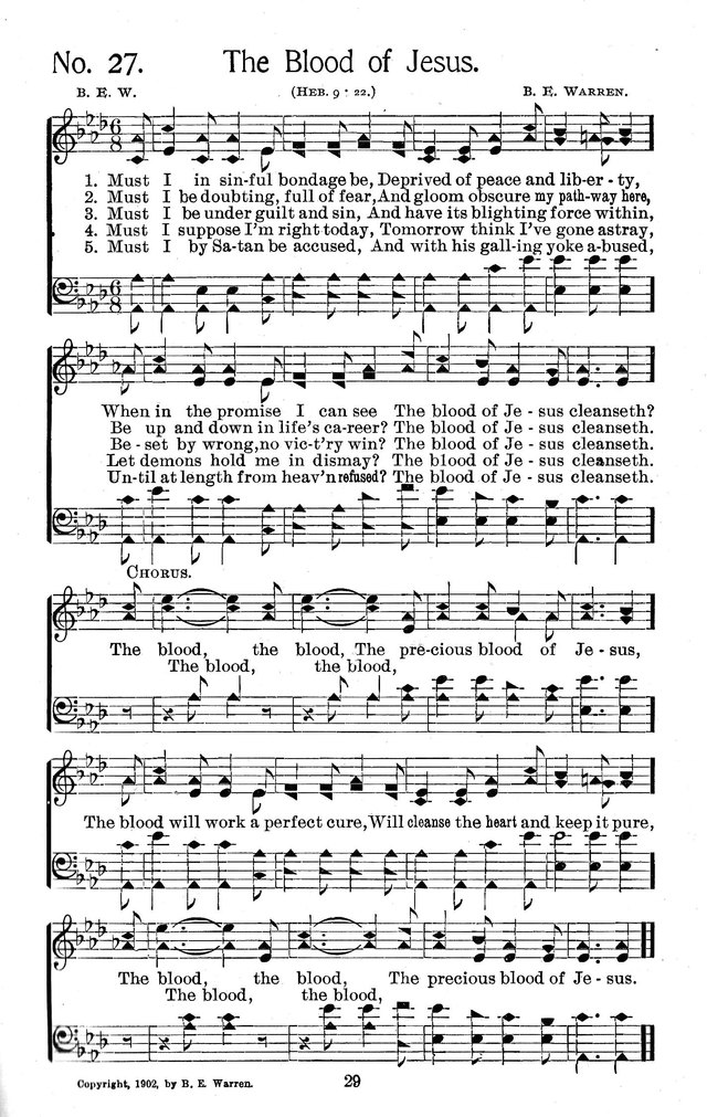 Select Hymns: for Christian worship and general gospel service page 29