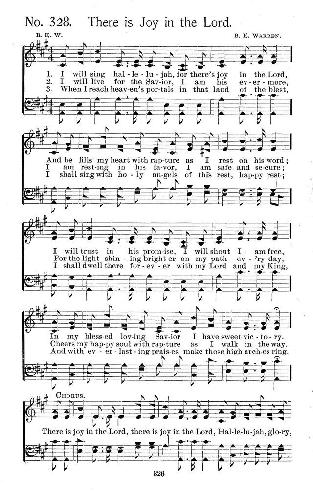 Select Hymns: for Christian worship and general gospel service page 326