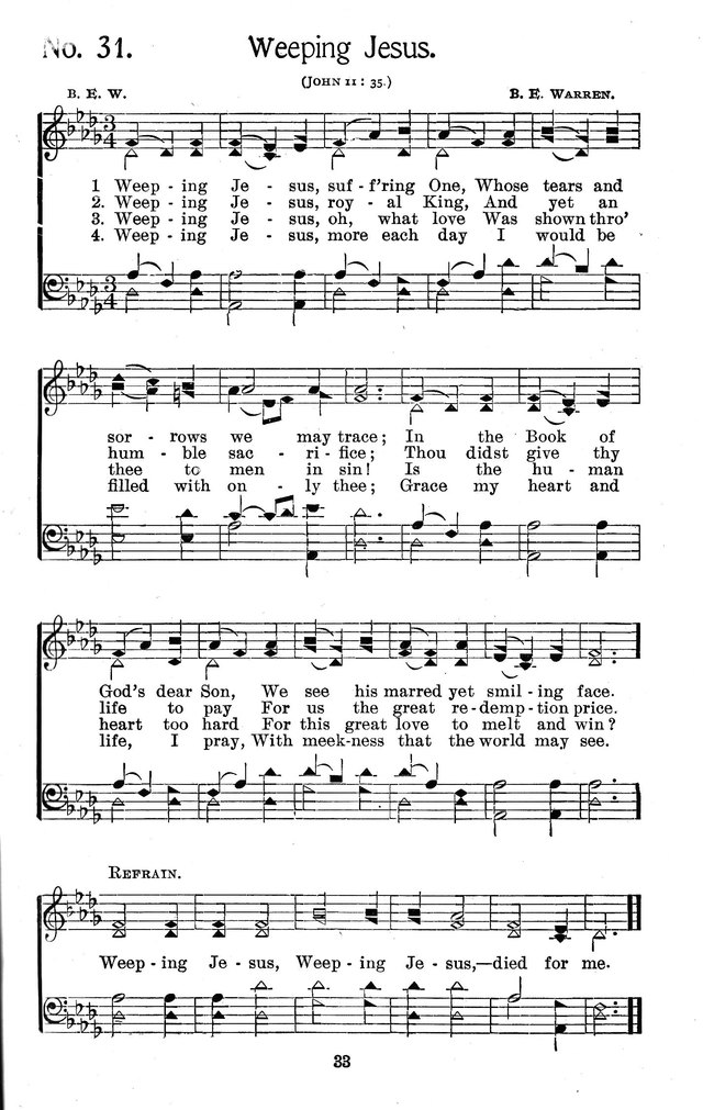 Select Hymns: for Christian worship and general gospel service page 33
