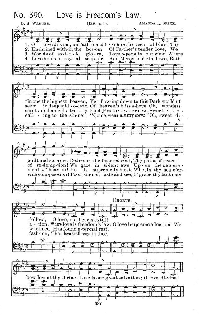 Select Hymns: for Christian worship and general gospel service page 387