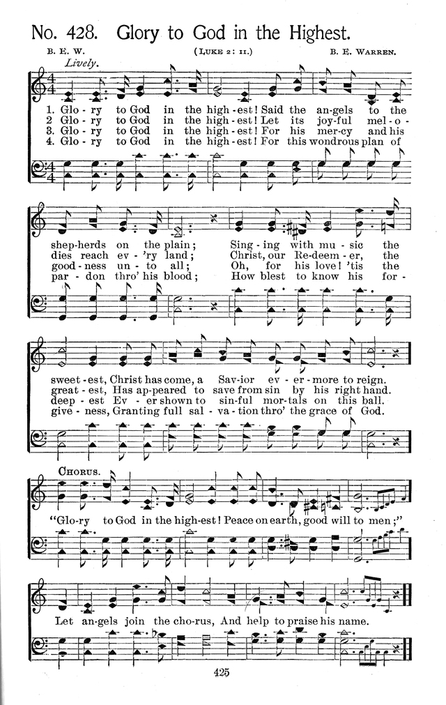 Select Hymns: for Christian worship and general gospel service page 425